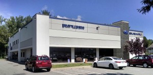 Rendering of the renovated Brattleboro Subaru - Brattleboro, VT
