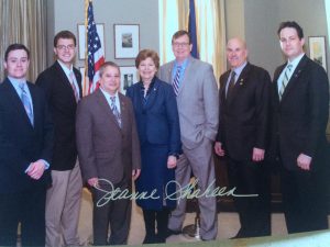 IREM Board members with NH governor Jeanne Shaheen at Leadership and Legislative Summit in Washington D.C.