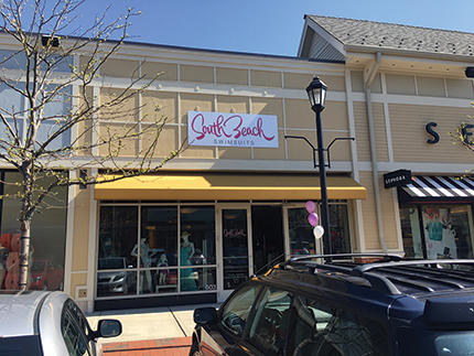 WS Development leases 2,177 s/f to South Beach Swimsuits in Canton, CT
