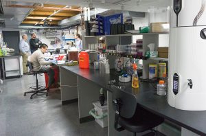 Shown is the Tissue Culture Laboratory,179 Sidney Street in Cambridge, Mass.