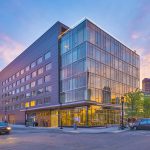 The Envoy Hotel, Overlooking Fort Point Channel in Boston Harbor, this polished hotel is than a mile from both Boston South Station and the New England Aquarium, and 3 miles from Boston Logan International Airport.