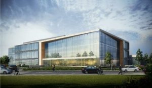 Integrated Builders broke ground on a 105,000 s/f office expansion at Two Wells Avenue in Newton, Mass.