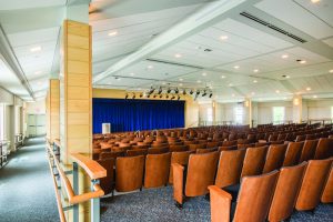 Timberline renovated a 6,000 s/f auditorium located in Lindsay Hall.