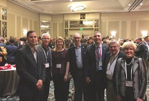 Shown (from left) are: Michael Guidicelli, CCIM, SIOR, 2016 CT chapter president; Mark Polon, CCIM; Jennifier Dybick, CCIM;  Carl Russell, CCIM, SIOR; Bryan Atherton, CCIM; Stanley Gniazdowski, CCIM; and Shirley Harpool, CCIM.