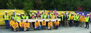 JLL Construction and EMD Serono held a topping off ceremony for EMD Serono’s Sagamore Building expansion project
