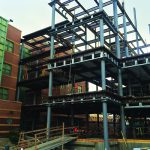 shown is a 65-ton project that required 18 Fire Proof Columns at PS 49 in Queens, NY.