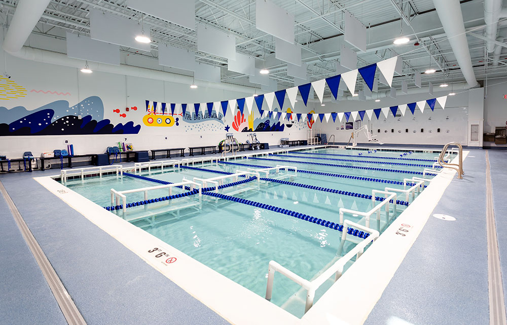 Project of the Month: Acella Construction collaborates with DJSA Architecture to complete Big Blue Swim School in Framingham, Mass.